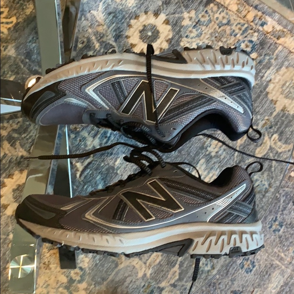 New Balance running shoes.